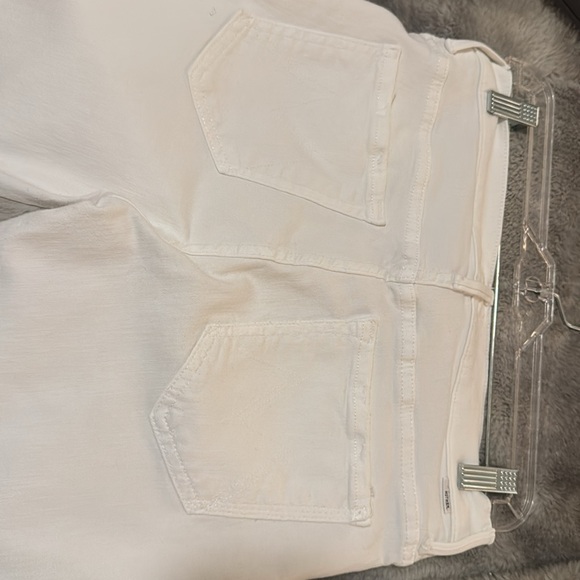 Mother White The Insider Crop Step Fray Jeans Size 28 - Picture 3 of 8
